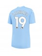 Manchester City Julian Alvarez #19 Domácí Dres pro Dámské 2023-24 Krátký Rukáv